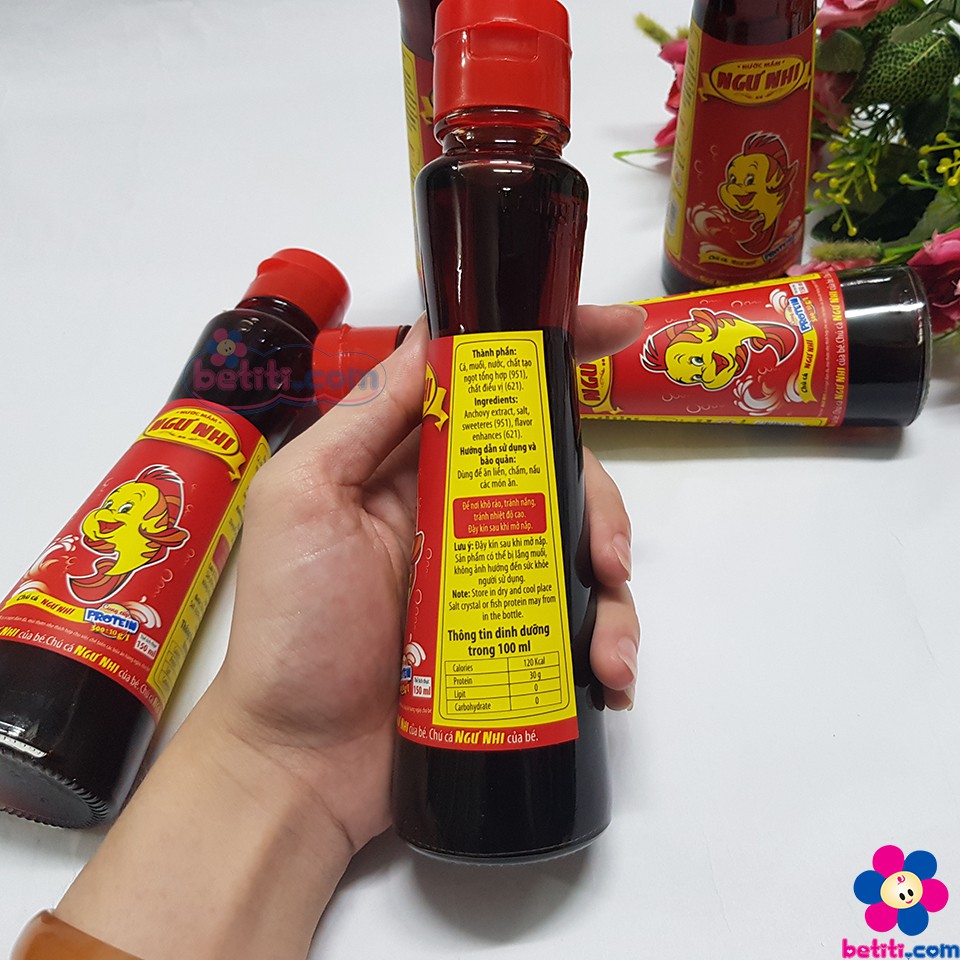 Nước Mắm Cho Bé Ăn Dặm Ngư Nhi Chai Thủy Tinh 150ml - Cho Trẻ Từ 6M+ - 8934752091967