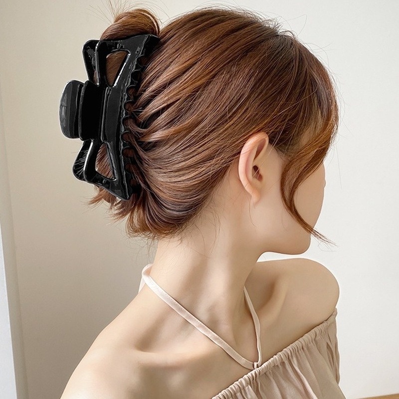 Kẹp Tóc Cá Mập 5Cm*14cm Thiết Kế Đơn Giản Thời Trang Cho Nữ
