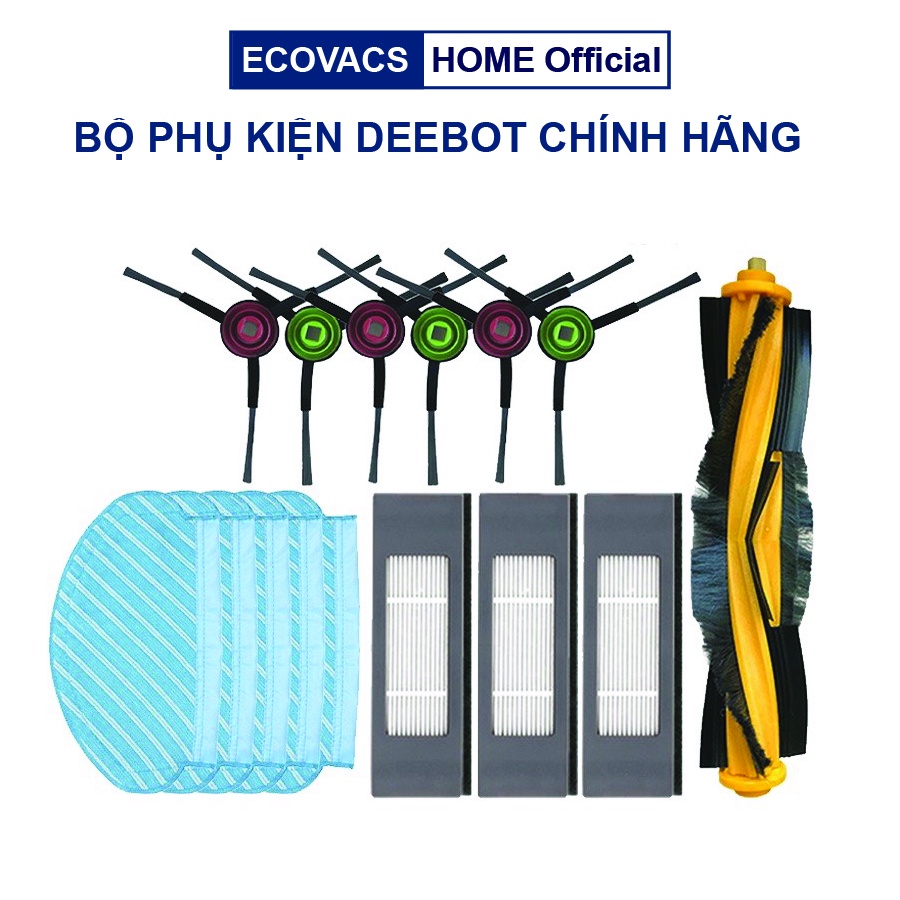 Phụ kiện thay thế Robot hút bụi Ecovacs Deebot T8 Aivi, Power, Max,T5 Max, Neo, Fun…