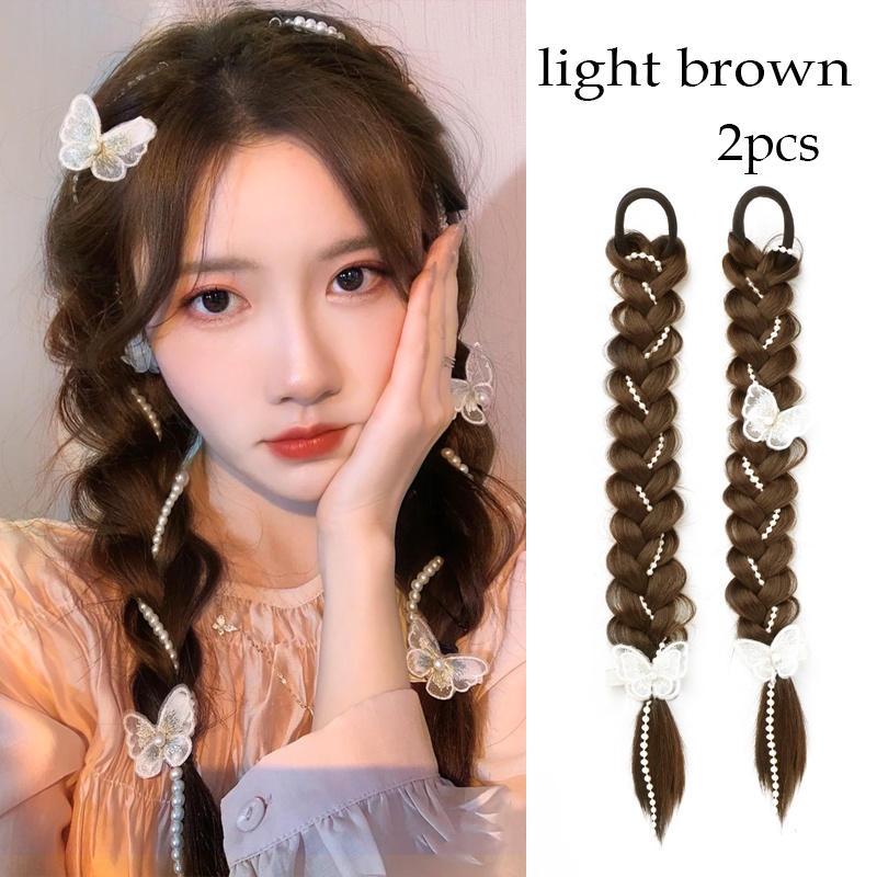 Tóc Giả Thắt Bím Dễ Thương Dành Cho Nữ