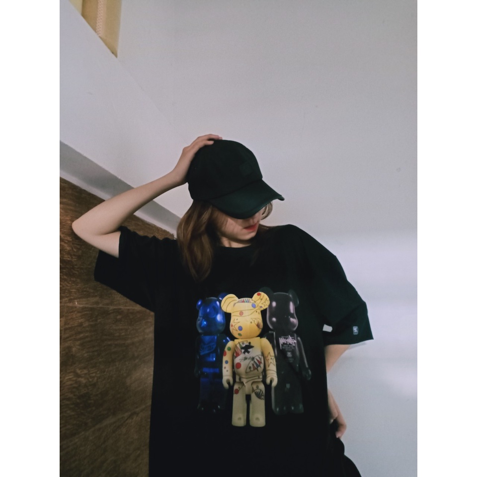 Áo Thun Tay Lỡ BearBrick, Áo phông unisex Form rộng Oversize, chất liệu Cotton . KKIMSHOP
