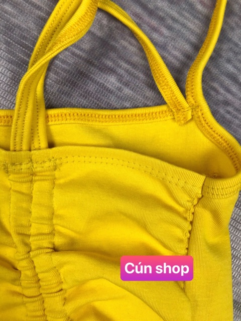 Áo hai dây croptop dây rút 7 màu chất vải xịn RICH STORE CRT73 | BigBuy360 - bigbuy360.vn