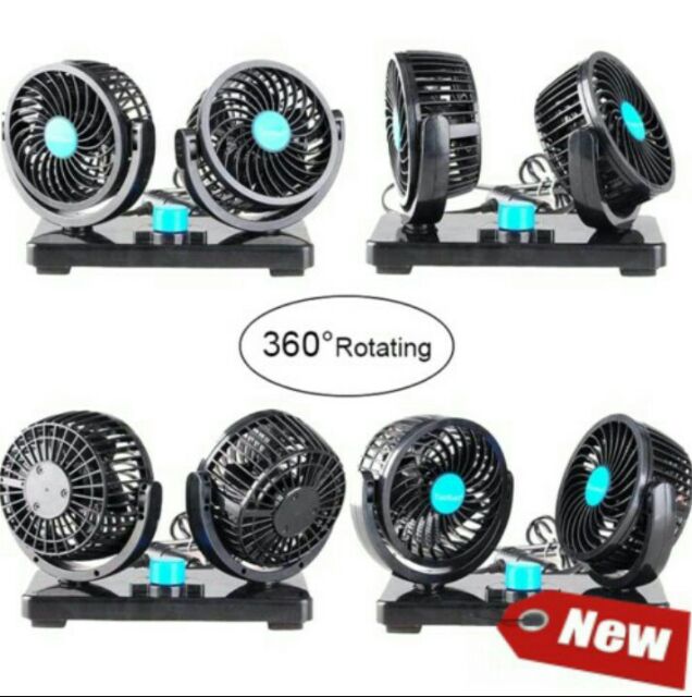 Quạt đôi 12V cho ô tô