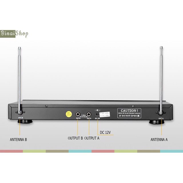 Takstar TS-6700PP - Bộ Micro Cài Áo Không Dây VHF
