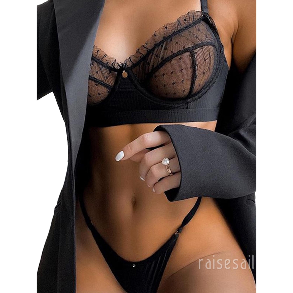 Đồ Lót Liền Thân Phối Lưới Xuyên Thấu Quyến Rũ Gợi Cảm Dành Cho Nữ | BigBuy360 - bigbuy360.vn