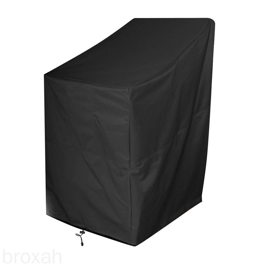 Waterproof Patio Chair Cover Outdoor Garden Furniture Stackable Lounge Seat Protection Cover broxah