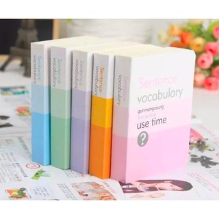 Z0402 Sổ Học Từ Vựng Bỏ Túi Dày 2cm Bukao