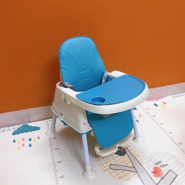 free ship !!!(MẪU MỚI 2020) Ghế ăn dặm đa chức năng Hanbei full bộ đệm và bánh xe (Phiên bản nâng cấp)