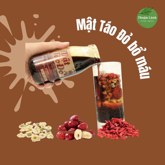 Mật Táo Đỏ Bổ Máu - Thuận Lành - Lưu Thông Máu Giảm Đau Đầu