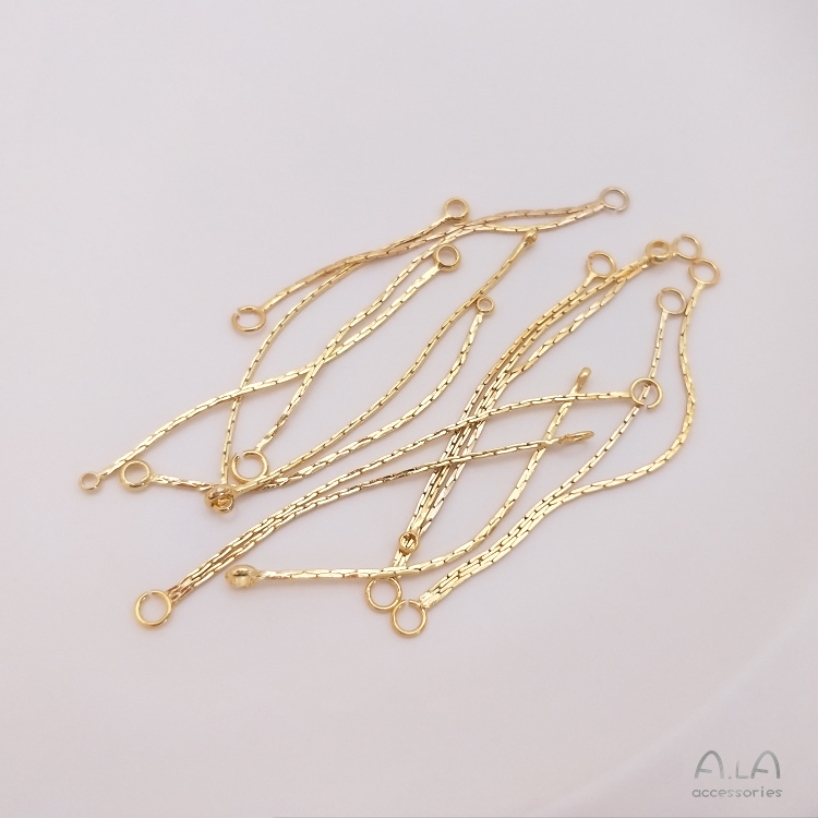 Bút Hai Đầu Mạ Vàng 14K Màu Sắc Dùng Làm Trang Sức diy