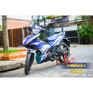 Decal Tem Trùm Xe Exciter 150 Mẫu  Ducati Xanh GP