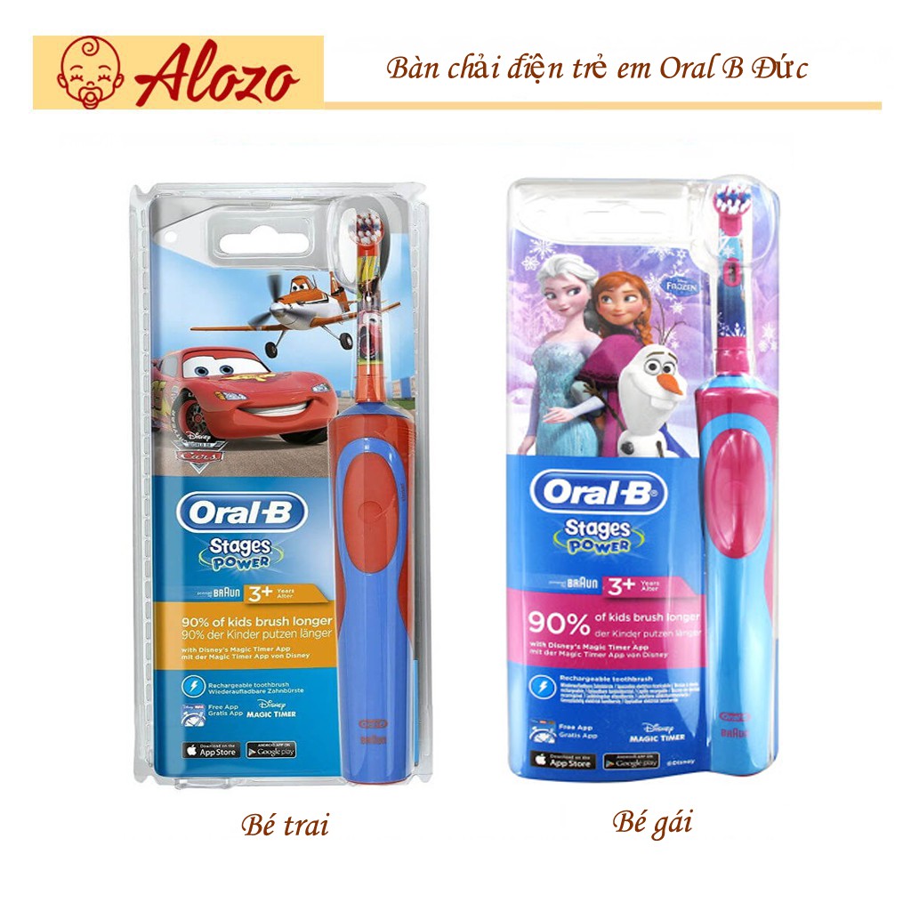 Bàn chải điện trẻ em Oral-B Đức