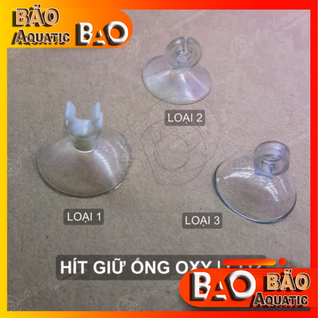 Hít Giữ Ống Oxy, CO2 cho bể cá cảnh