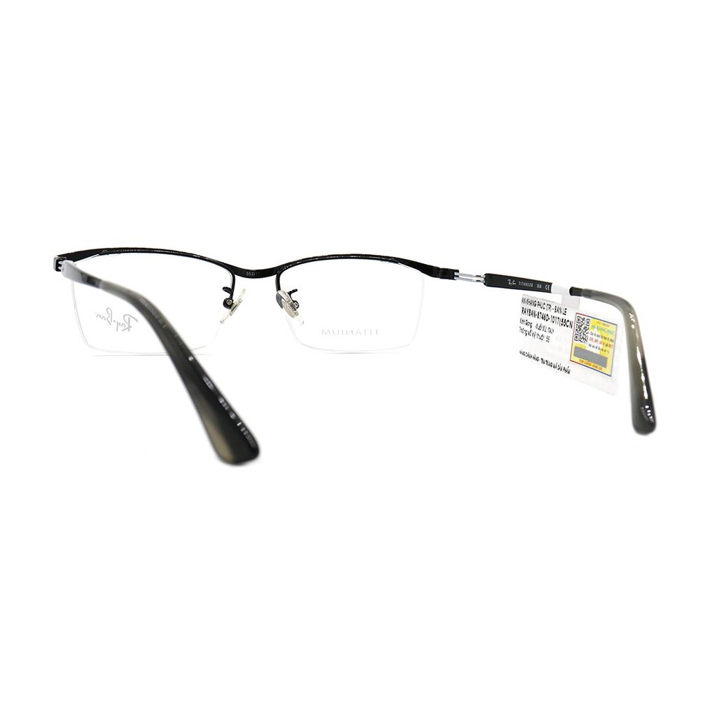 (Hàng chính hãng) Gọng kính nam nữ Rayban RB8746D 1017 (55-17-145) màu sắc thời , thiết kế dễ đeo bảo vệ mắt