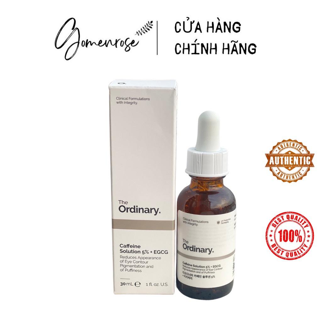 Tinh chất Giảm Quầng Thâm, Bọng Mắt The Ordinary Caffeine 5% + EGCG