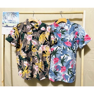 (HÀNG ĐẸP- FORM CHUẨN) Áo Sơ Mi Hawaii Đũi Cao Cấp