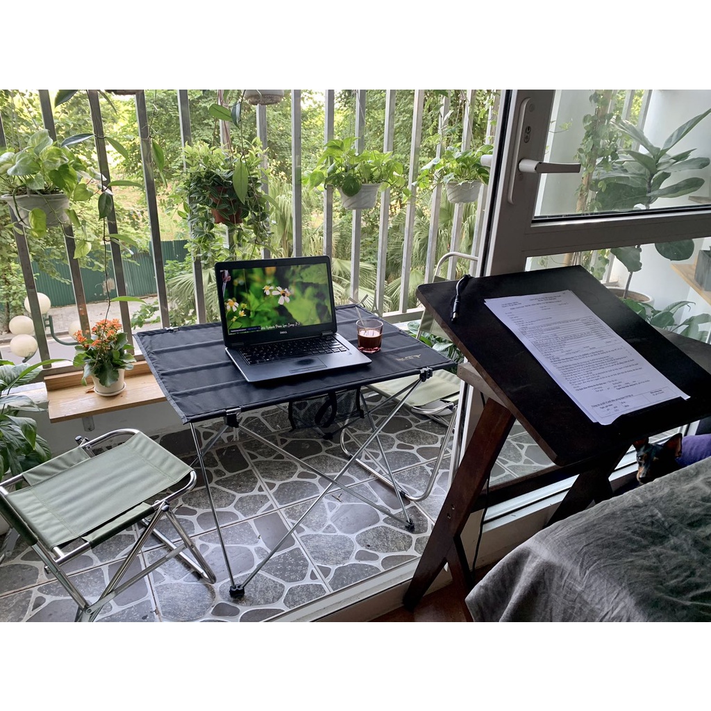 Bàn xếp dã ngoại khung nhôm 7075 gấp gọn (size L)