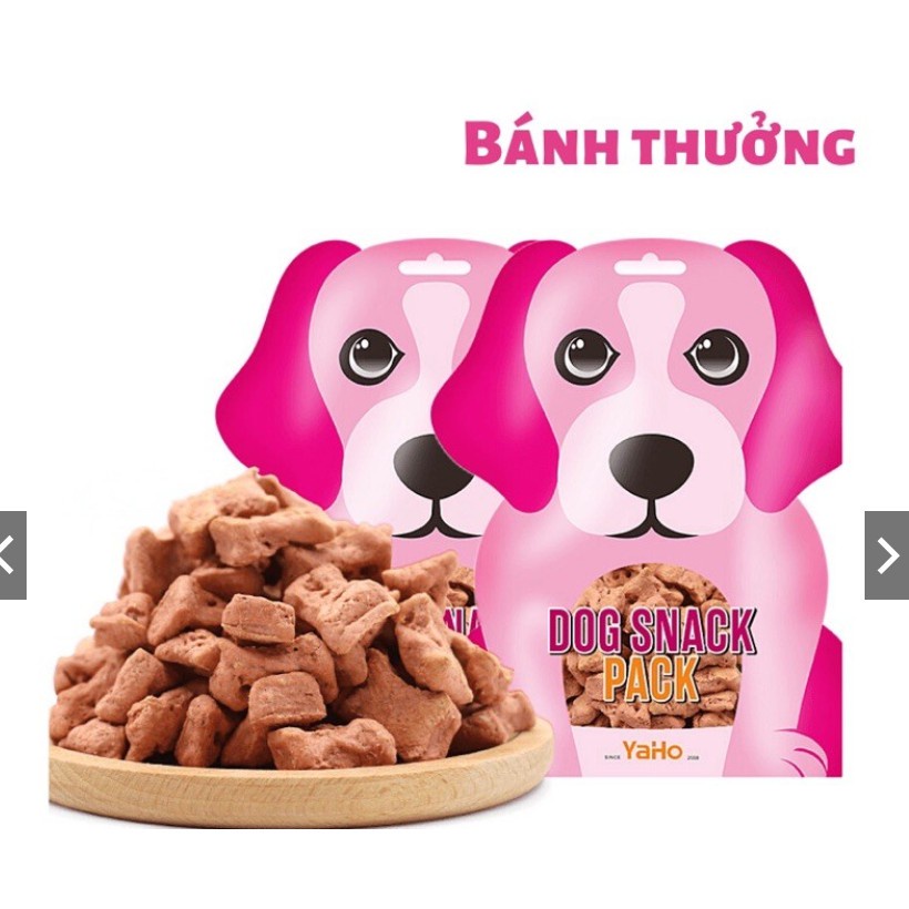 BÁNH QUY THƯỞNG CHO CHÓ THÚ CƯNG PET Yaho Dog Snack Pack Gói 250g Bổ sung dinh dưỡng cho Thú cưng