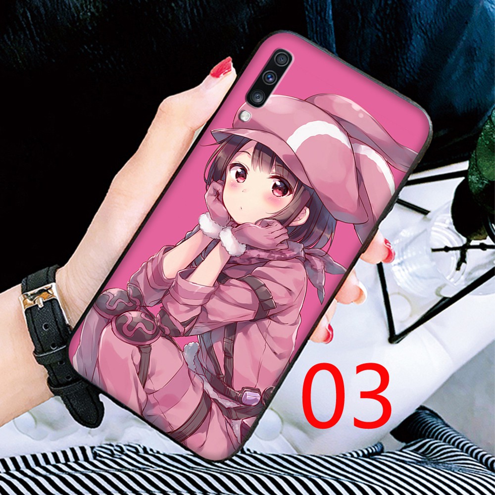 Ốp Lưng Silicone In Hình Sword Art Online Thời Trang Cho Samsung Note 20 Ultra 10 Plus 9 Lite 8 Pro A31 A51