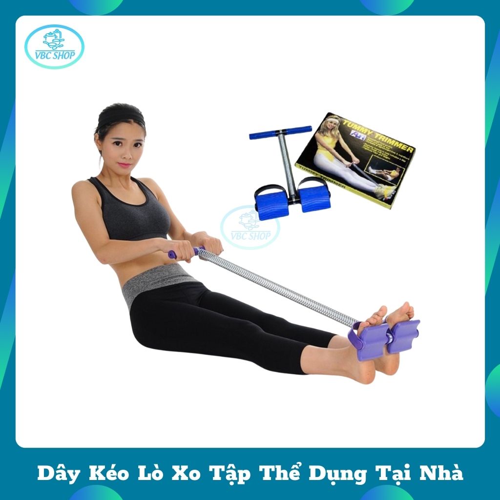 Dây Kéo Lò Xo Tummy Trimmer Tập Thể Dục Tại Nhà, Dây Kéo Lò Xo Tập Tại Nhà Tiện Dụng