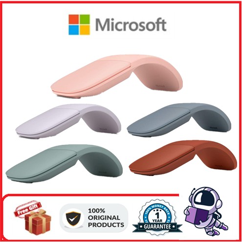 Microsoft Surface Mouse Arc Touch Blue Shadow Technology Wireless Bluetooth Mouse