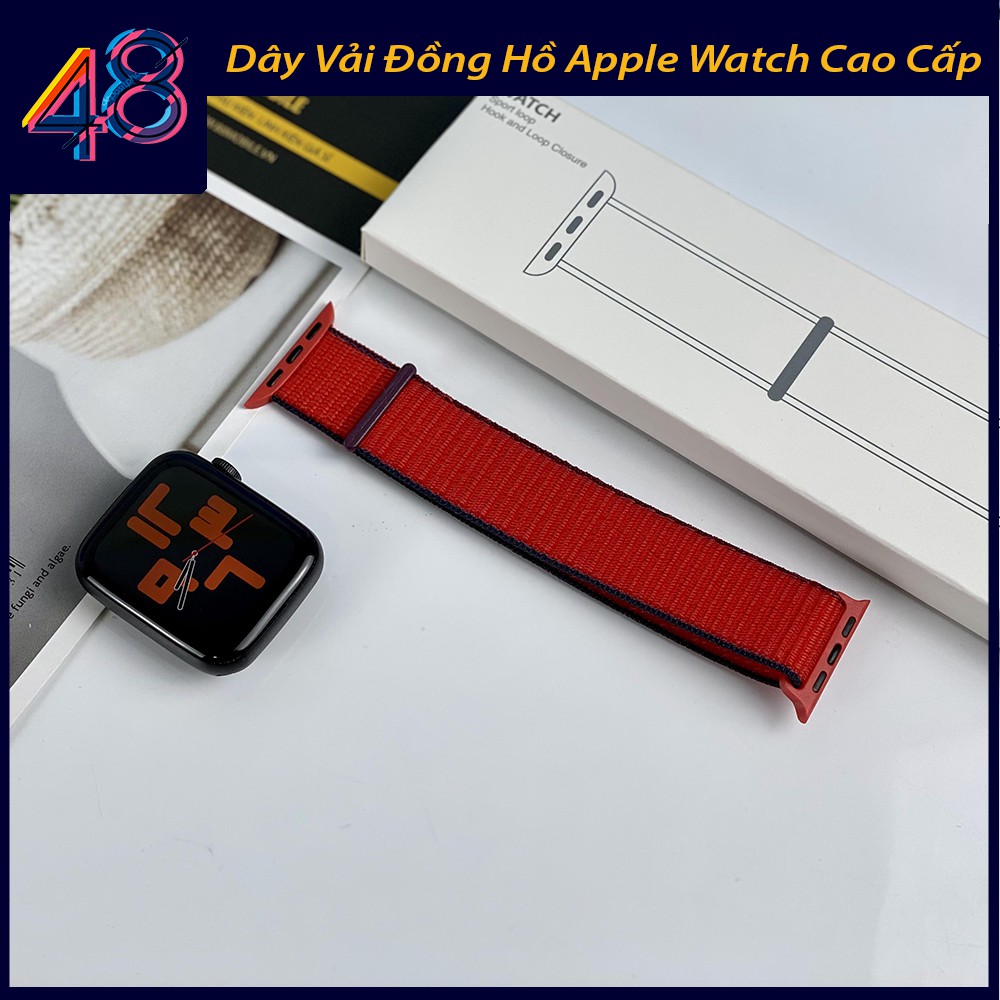 Dây Đồng Hồ Apple Watch Vải Sport Loop Cao Cấp Đủ Size 38mm/40mm/42mm/44mm