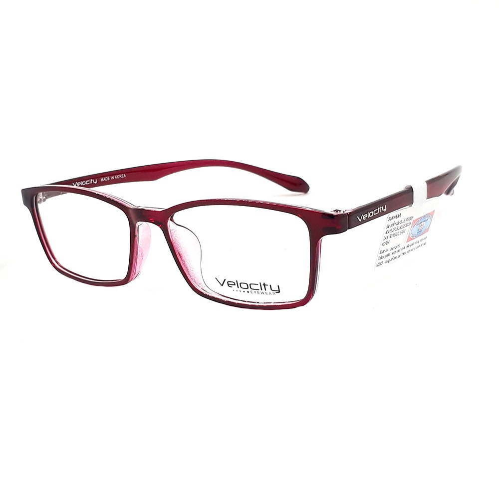 Gọng kính nam nữ thời trang Velocity VL17412 09 chính hãng