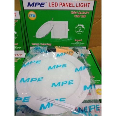 Đèn led âm trần MPE siêu mỏng công suất 6W 9W 12W ánh sáng trắng – Kho đèn led giá sỉ