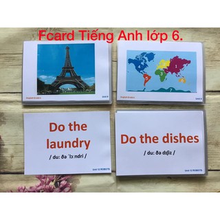 Tiếng Anh lớp 6 tranh 2 mặt