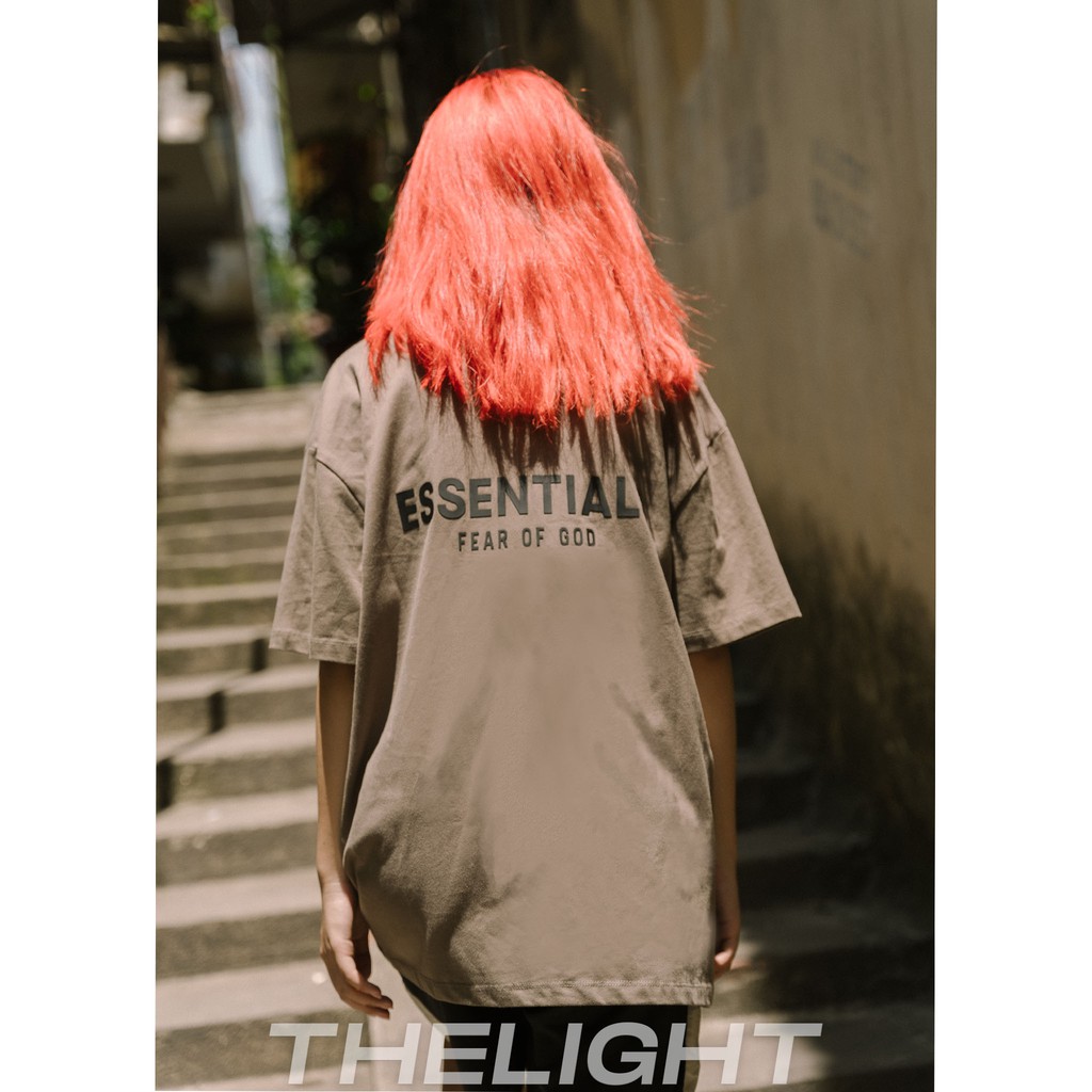 Áo thun tay lỡ FEAR OF GOD FOG ESSENTIALS SS21 phông Unisex nam nữ Premium Cotton oversize form rộng | BigBuy360 - bigbuy360.vn
