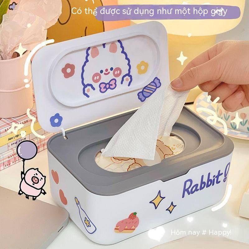 Hộp Đựng Khẩu Trang Chống Bụi Để Bàn Phòng Khách