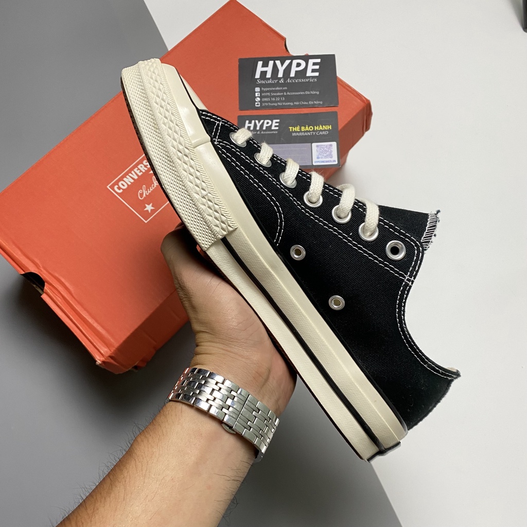 Giày Converse 1970 Low Black  - Hype Sneaker | Phiên bản 1:1 chuẩn.