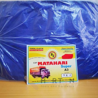 A3 Nhựa Tarp 3Meter X 4Meter Nguyên Bản