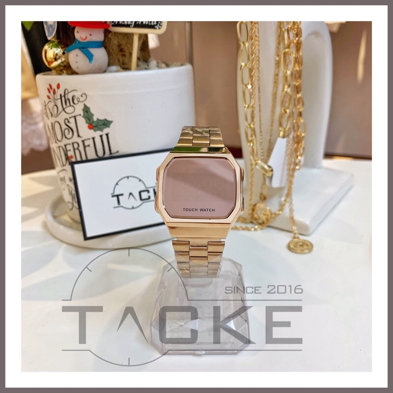 Đồng hồ cảm ứng màn hình touch watch điện tử thể thao TACKE STORE, led touch watch, thời trang, thép không gỉ, 3 màu | BigBuy360 - bigbuy360.vn