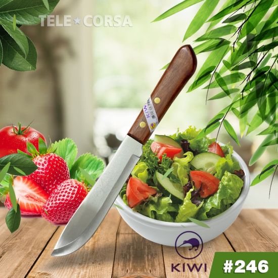Dao thái thịt cán gỗ Kiwi kw246