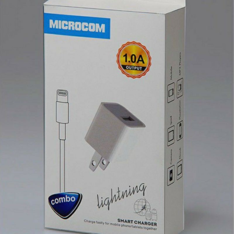 Bộ sạc cho Iphone, Microcom A1-CL hàng cao cấp của công ty Microcom