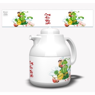 Phích trà 1,3L Rạng Đông. [ 6 lớp cách nhiệt] . RD 1055 ST