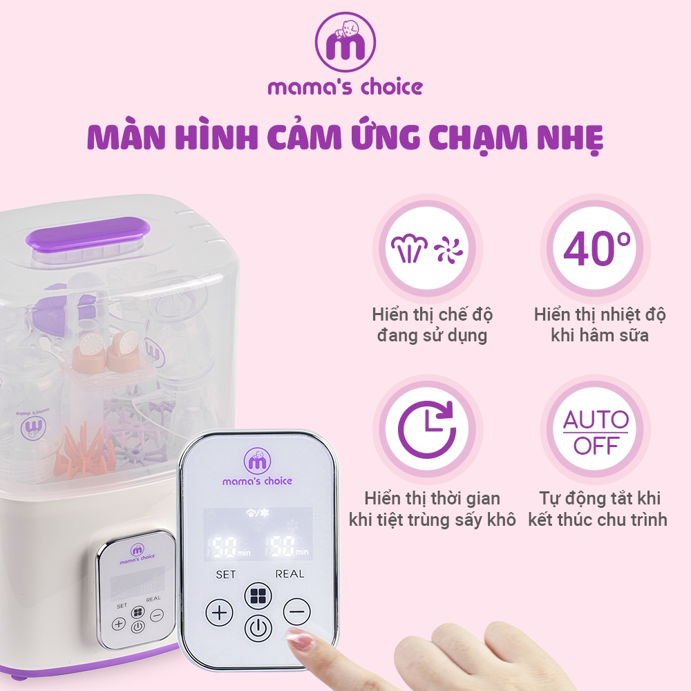 Máy tiệt trùng sấy khô và hâm sữa Mama’s Choice