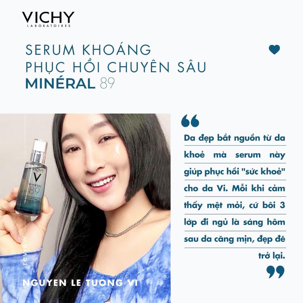 Dưỡng Chất Khoáng Cô Đặc Phục Hồi Và Bảo Vệ Da Vichy Mineral 89 [HÀNG CHUẨN NỘI ĐỊA PHÁP] - Tami Stpre