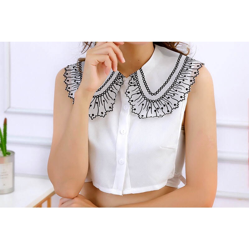 Cổ áo tháo rời -  Cổ áo giả thời trang - Mã AO62