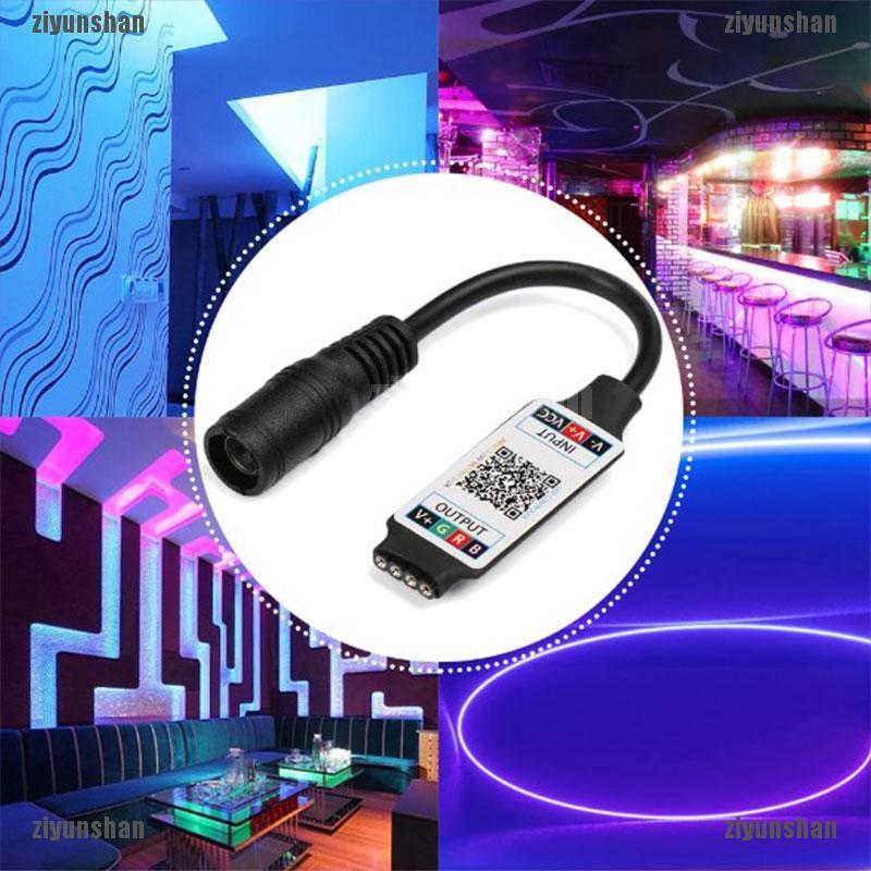 Bộ Điều Khiển Dải Đèn Led Bluetooth Rgb Dc 5-24v Cho 3528 5050