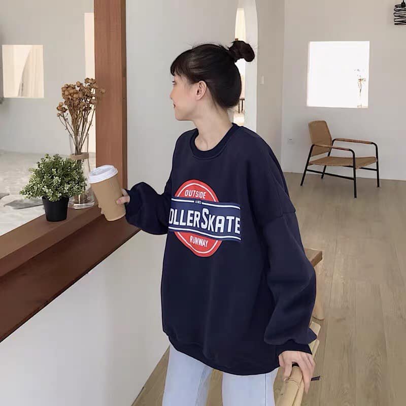Áo Nữ, Áo Sweater Nỉ Bông 4 Màu Cực Xinh