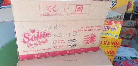 Bánh Solite Phủ Socola Tầng Kem