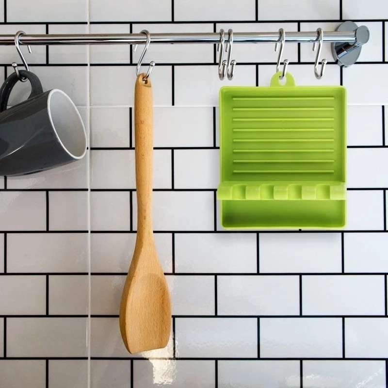 Giá Đỡ Dụng Cụ Nấu Ăn Chống Trượt Tiện Lợi Cho Nhà Bếp
