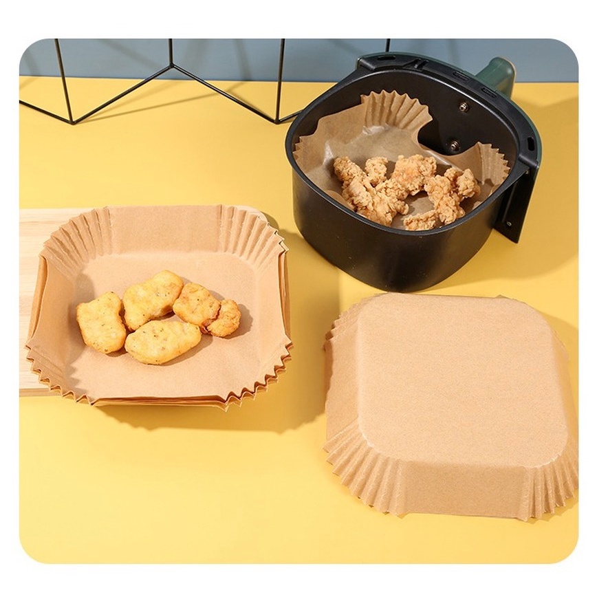 Bộ 50 Giấy Lót Nồi Hấp Bánh Phô Mai Dùng Một Lần Tiện Dụng