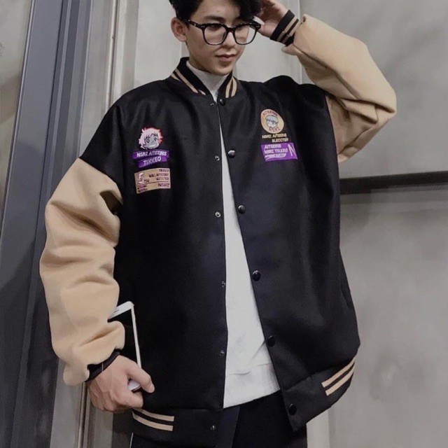 Áo Khoác Bomber 199x chất nỉ dạ dày dặn cực xịn Form unisex Nam/Nữ cực đẹp hàng cao cấp