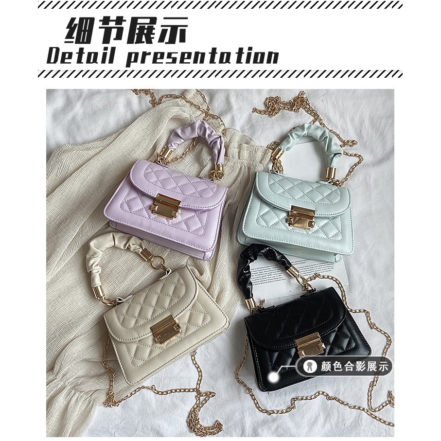 Summer Wild Ins Small Bag Female 2020 Popular New Tide Fashion Chain Messenger Net Red Hand Small Bag