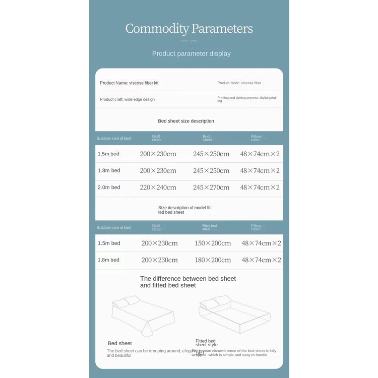 100 Tencel four-piece set summer ice silk bed sheet quilt cover light luxury Nordic style bed hat three-piece set bedding 4