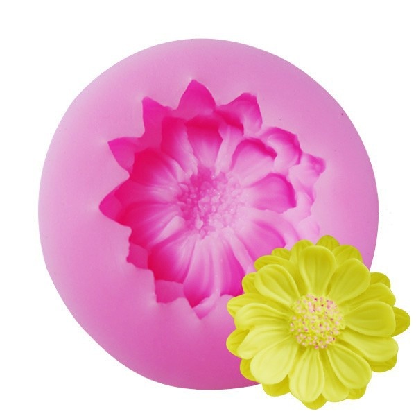 Khuôn Silicone Tạo Hình Hoa 3D Trang Trí Bánh