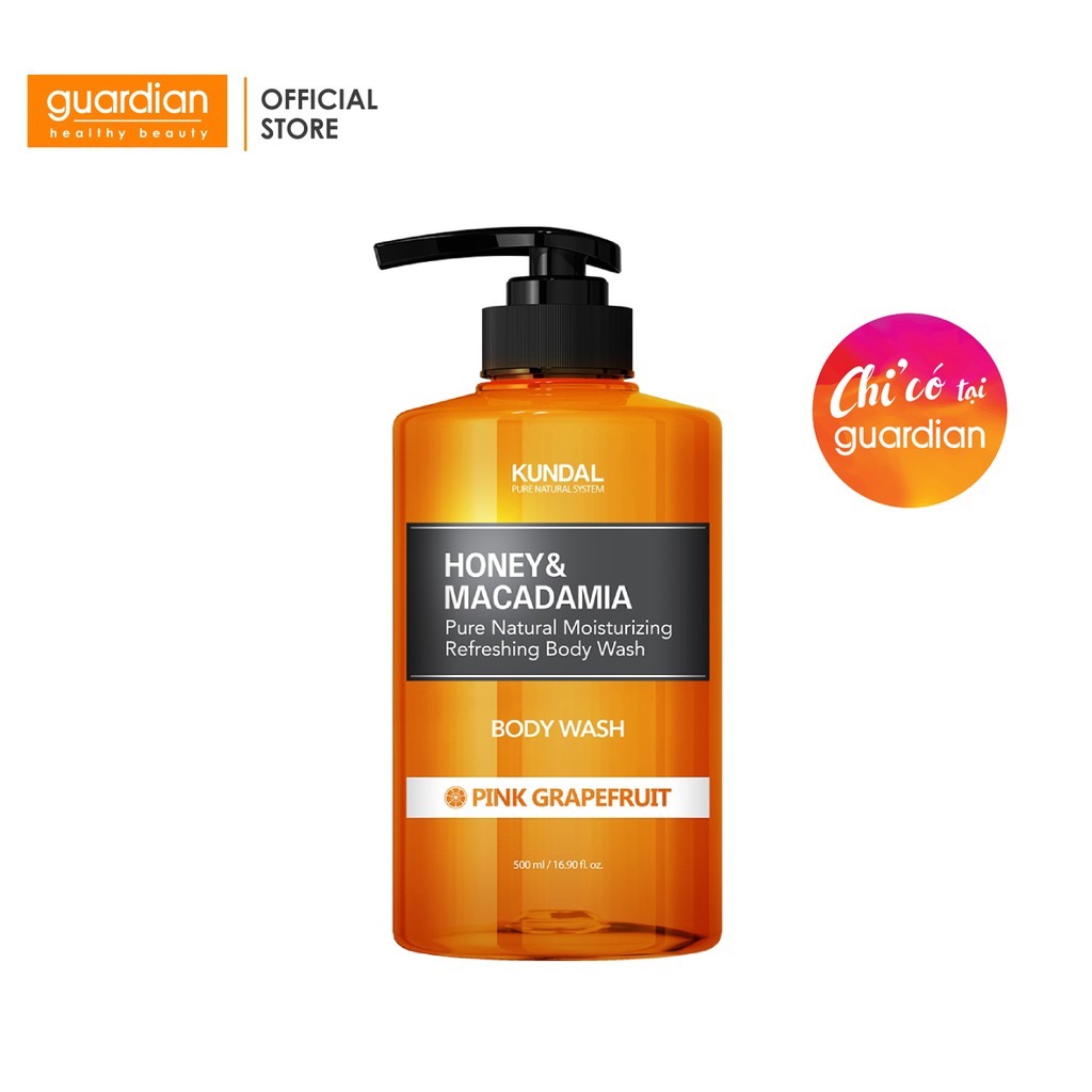 Sữa Tắm Kundal Honey & Macadamia Bưởi Hồng 500ml | BigBuy360 - bigbuy360.vn
